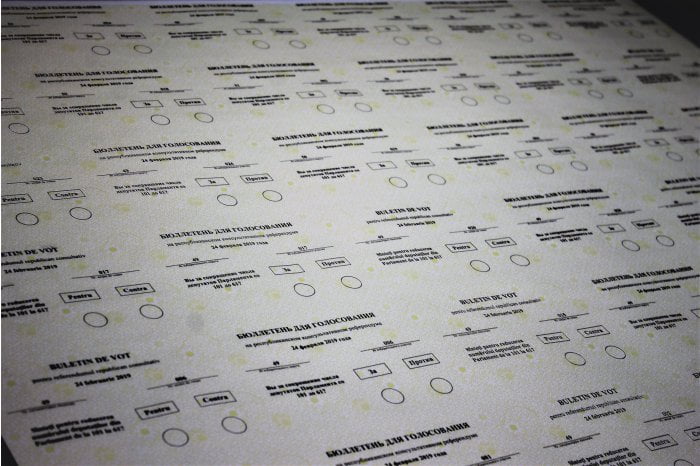 FLASH! A început tipărirea buletinelor de vot pentru alegerile parlamentare