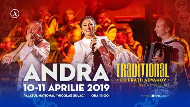 VESTE BUNĂ! Interpreta română Andra va susține două concerte la Chișinău