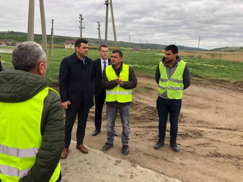 Ministrul Economiei și Infrastructurii, Chiril Gaburici, a întreprins o vizită de verificare a lucrărilor pe drumul  Hîncești-Lăpușna