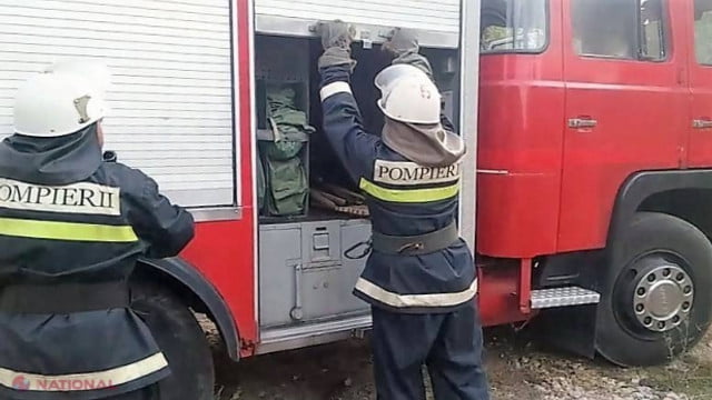 Alertă! Locomotiva unui tren de pe ruta Chișinău - Ungheni a luat foc în timpul deplasării