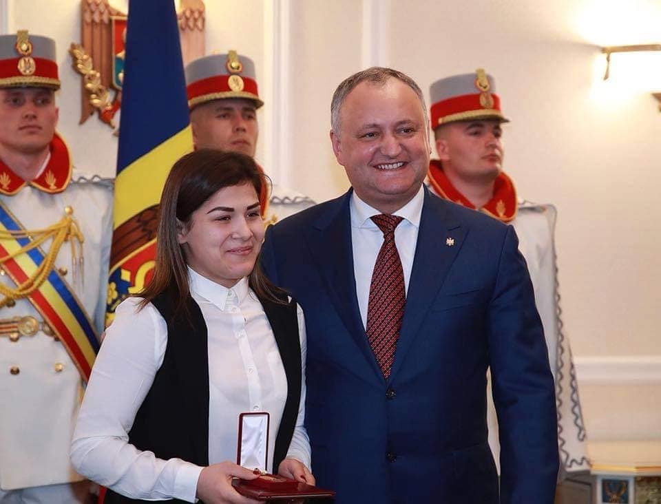 Șeful statului a felicitat-o pe sportiva Anastasia Nichita, care a obținut victoria la Campionatul European de Lupte