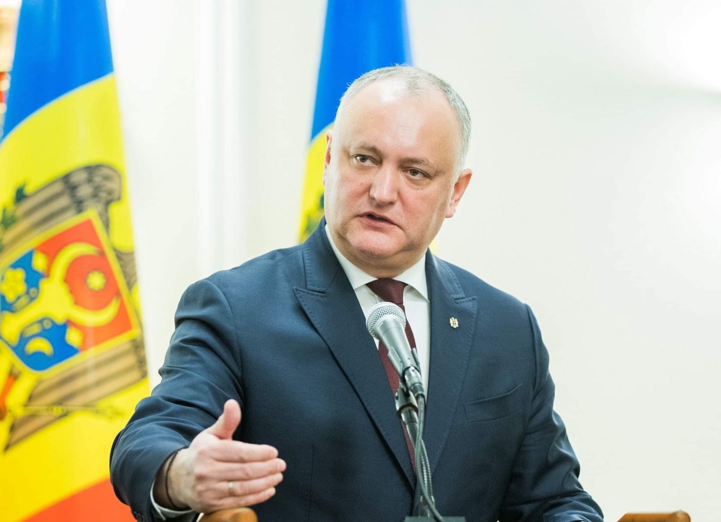 Fiecare al doilea moldovean are încredere în președintele țării Igor Dodon