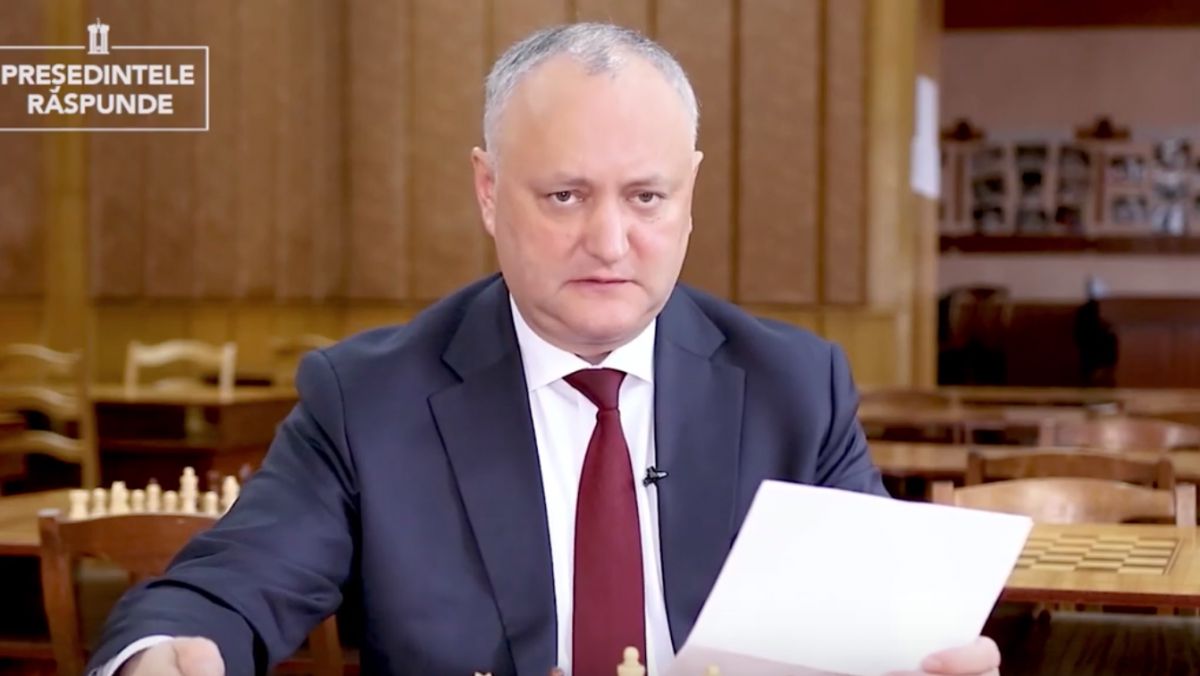 VIDEO// Igor Dodon: PSRM o să ia 55-60 de mandate