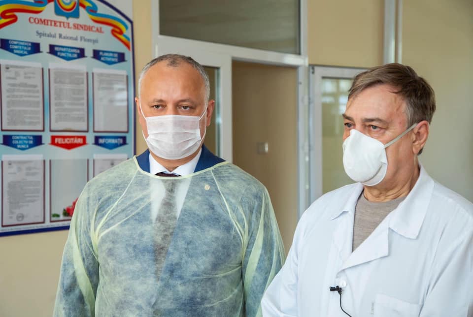 Igor Dodon, în inspecție la spitalele din Soroca și Florești
