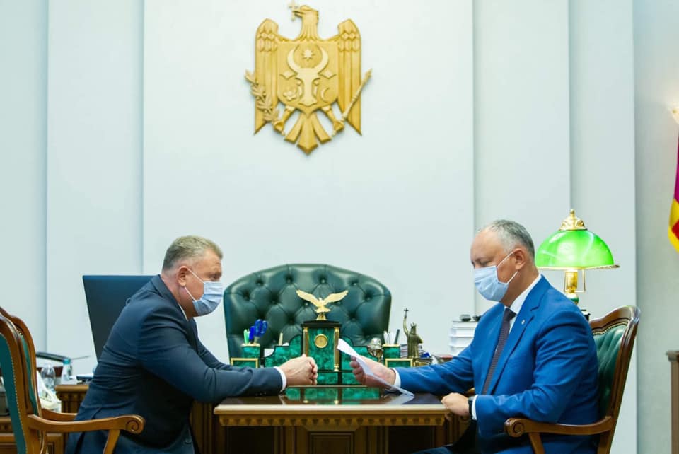 Președintele țării a avut o întrevedere cu președintele raionului Ungheni. Despre ce au discutat