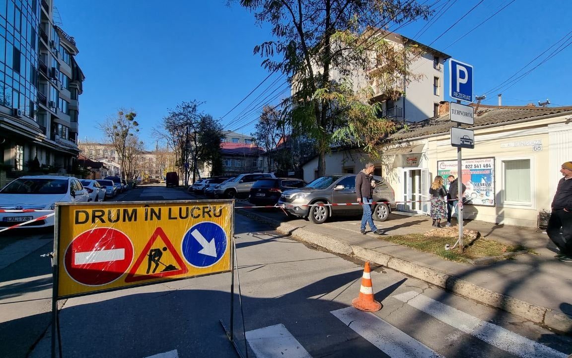 To expose engineering peace Trotuarele din str. Alexandru Bernardazzi din centrul capitalei au intrat  în reparații – 24h.md